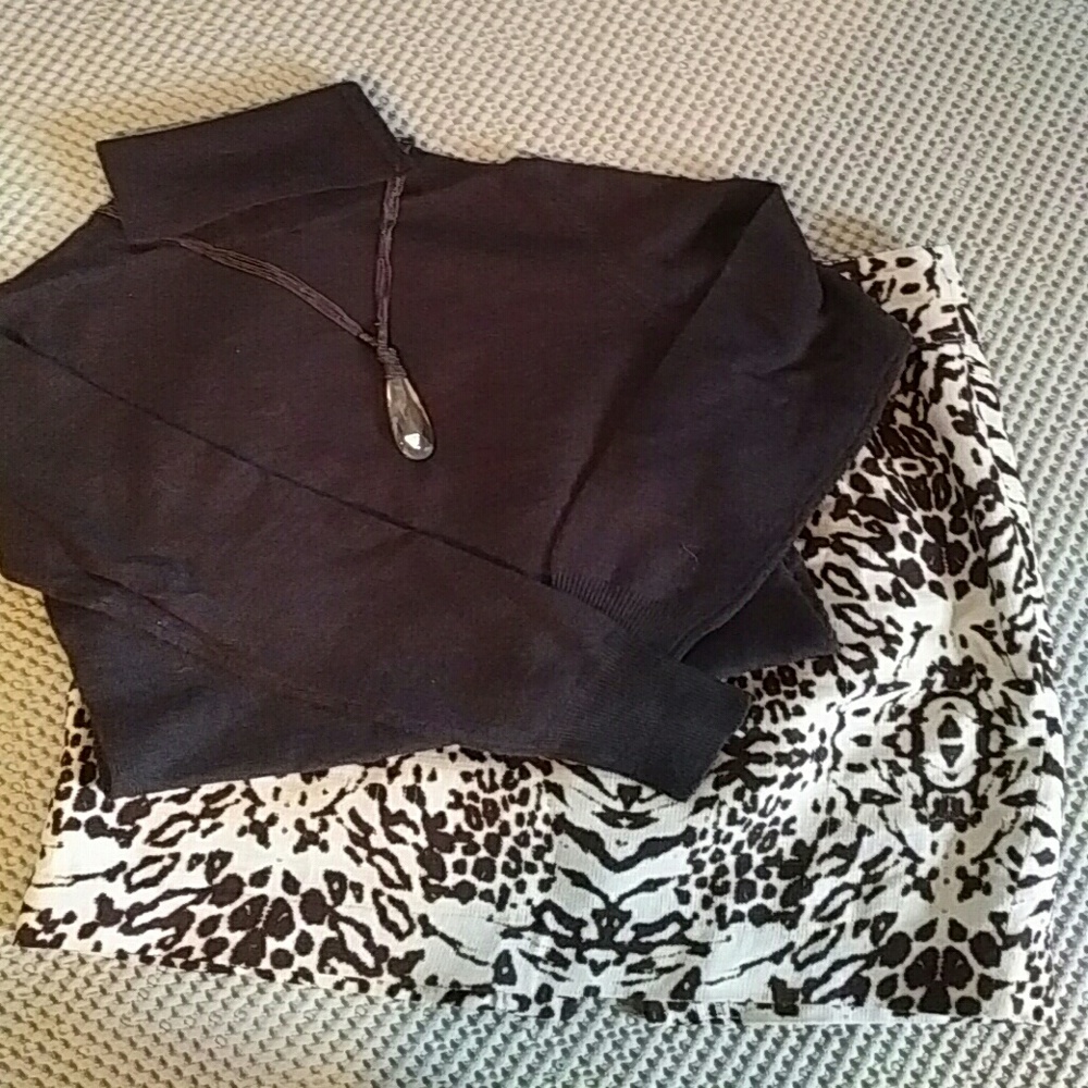 Deep dark brown turtleneck